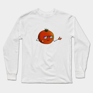 Cool Tomato Dude Long Sleeve T-Shirt